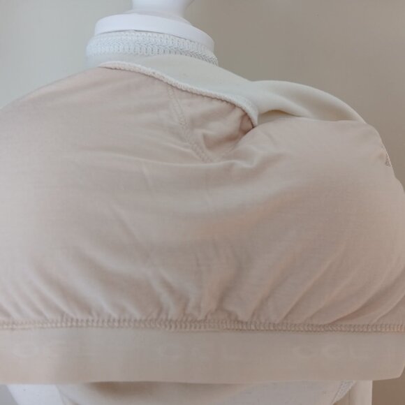 OGL Tencel Wool Blend Sheer Shoulder Thermal Brami Top Size Medium - Picture 5 of 7